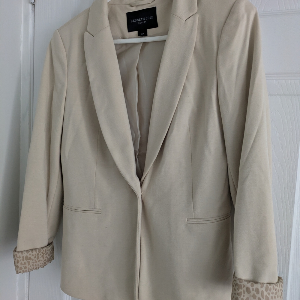 Kenneth Cole Cream Women's Blazer